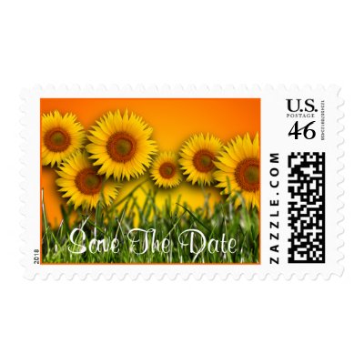 Customise Save The Dates Postage Stamp