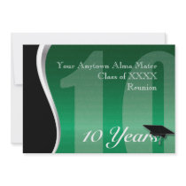 Customizable 10 Year Class Reunion Personalized Announcements