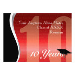 Customizable 10 Year Class Reunion Invites