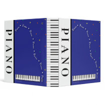Customizable 1.5" Grand Piano Binder