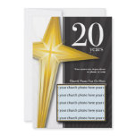 Customizable 20 Year Church Anniversary Announcement