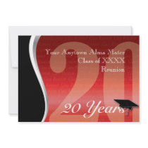 Customizable 20 Year Class Reunion Personalized Invites