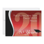 Customizable 20 Year Class Reunion Personalized Invites