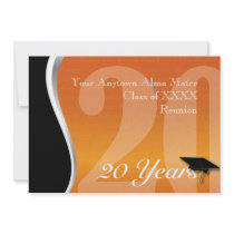 Customizable 20 Year Class Reunion Invitations