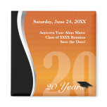 Customizable 20 Year Class Reunion magnets