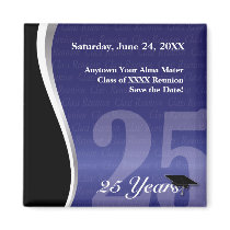 Customizable 25 Year Class Reunion Refrigerator Magnet