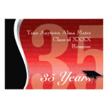 Customizable 35 Year Class Reunion Custom Invitations