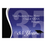 Customizable 35 Year Class Reunion Custom Invitations