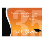 Customizable 35 Year Class Reunion Invitations