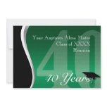 Customizable 40 Year Class Reunion Personalized Invitation
