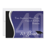Customizable 40 Year Class Reunion Custom Invites