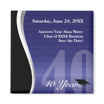 Customizable 40 Year Class Reunion magnets