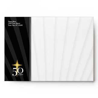 Customisable 50 Year Church Anniversary envelope