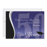 Customizable 50 Year Class Reunion Personalized Invites