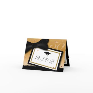 Customizable 50 Year Class Reunion RSVP card