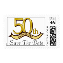 Customizable 50th Anniversary Postage