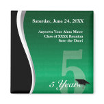 Customizable 5 Year Class Reunion magnets