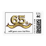 Customizable 65th Anniversary Postage