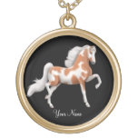 Customizable American Saddlebred Paint Horse Pendant