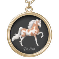 Customizable American Saddlebred Paint Horse Pendant