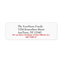 Customizable and Seasonal Custom Return Address Labels