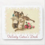 Customizable Anthropomorphic Musical Kittens Mousepad