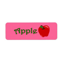 Customizable Apple Bakery Labels labels