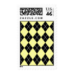 Customizable Argyle postage stamps stamps