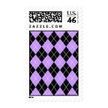 Customizable Argyle postage stamps stamps