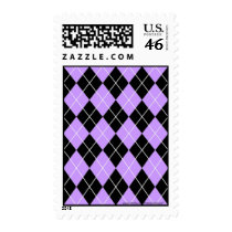 Customizable Argyle postage stamps