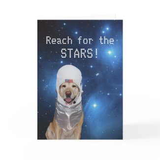 Customizable Astronaut Lab Birthday Greeting Cards