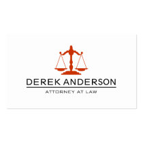 Customizable Attorney Business Cards