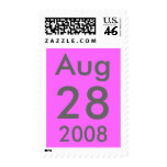 Customizable August Wedding Stamp