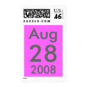 Customizable August Wedding Stamp