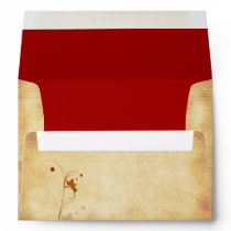 Customizable Autumn Wedding A-7 Envelope