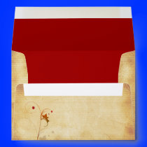 Customizable Autumn Wedding A-7 Envelope