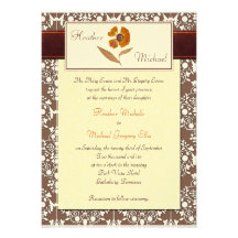 Earthy Wedding Invitations