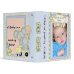 Customizable  Baby Boy Photo Album Binder