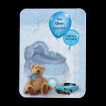 Customizable Baby Boy magnets