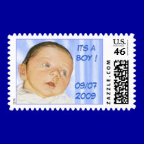 customizable baby card postage