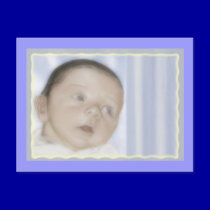 customizable baby card postcards