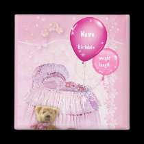 Customizable Baby Girl magnets