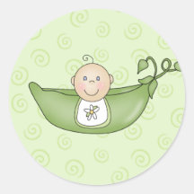 Customizable Baby Shower stickers