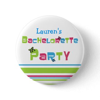Customizable Bachelorette Party Button button