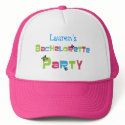 Customizable Bachelorette Party Products hats