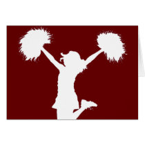 cheerleader, cheerleading, cheer, high school, middle school, rec league, drawing, art, outline, Kort med brugerdefineret grafisk design