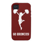 Customizable Background Cheerleader Cheerleading iPhone 4 Case