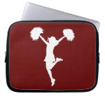 Customizable Background Cheerleader Cheerleading Computer Sleeves