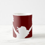 Customizable Background Cheerleader Cheerleading Coffee Mugs