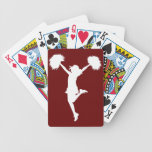 Customizable Background Cheerleader Cheerleading Card Deck